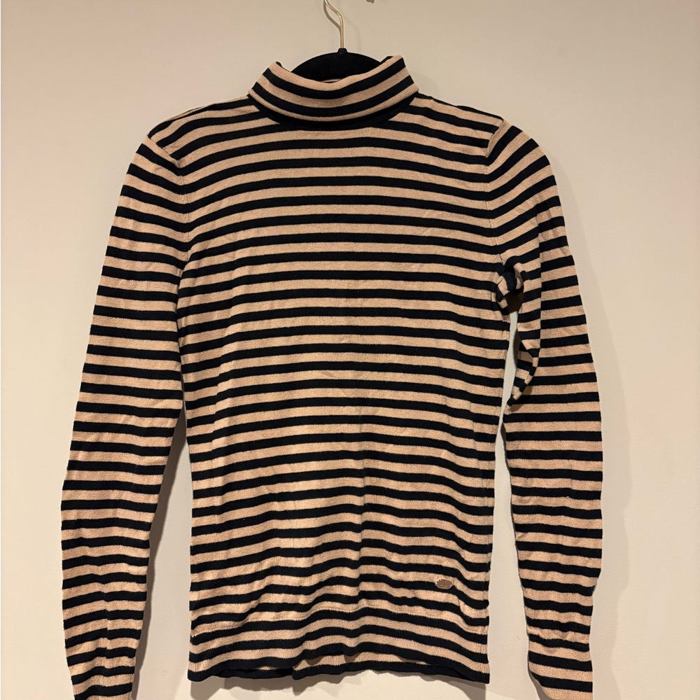 Striped Ralph Lauren Turtleneck Sweater
